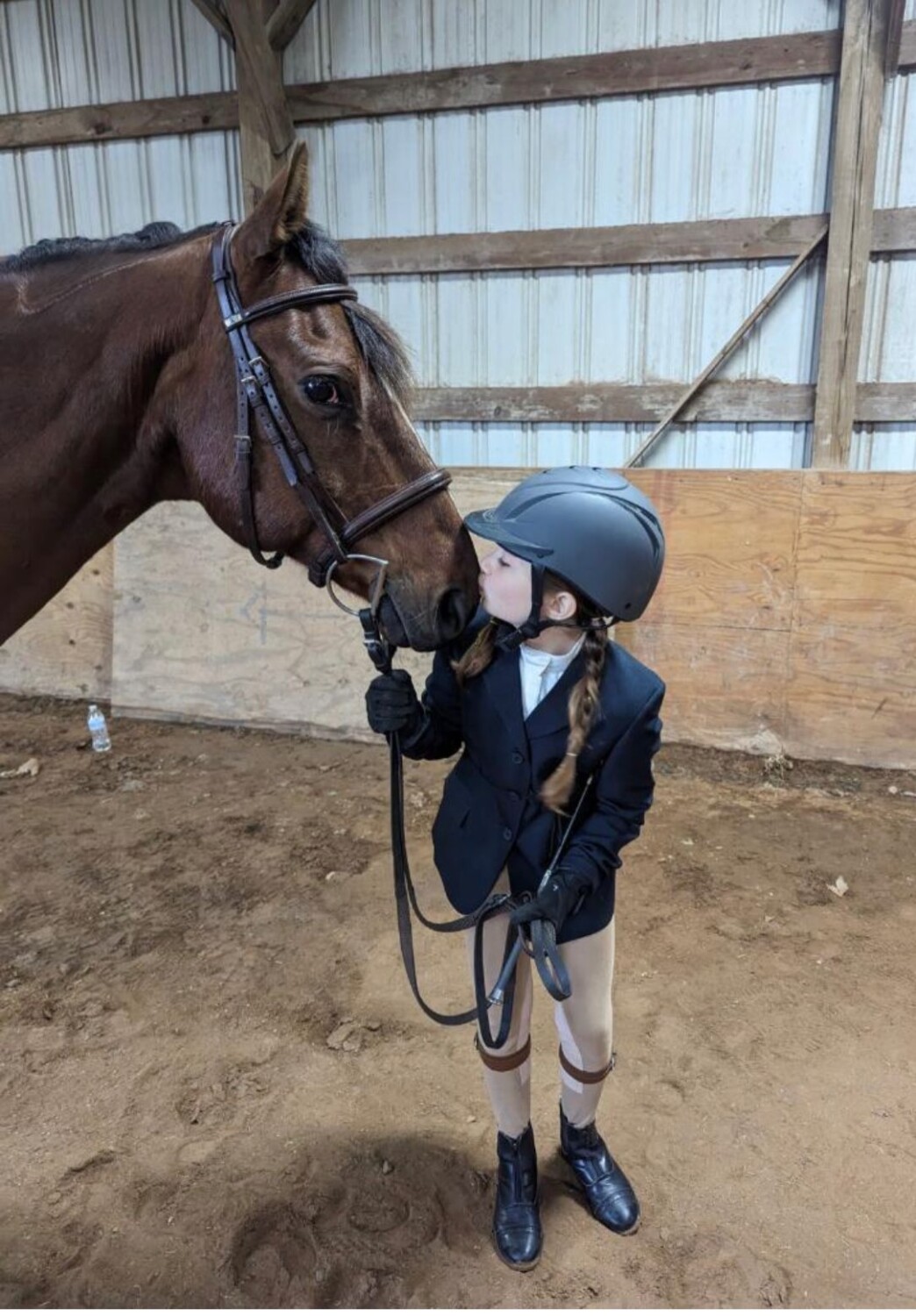 Just a girl and her horse