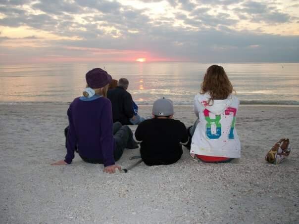 Friends and a Florida Sunset