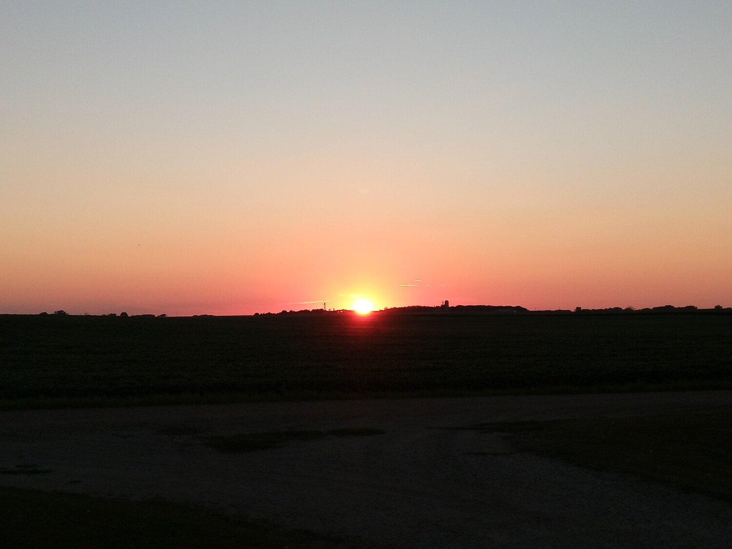 Sunset on the Farm