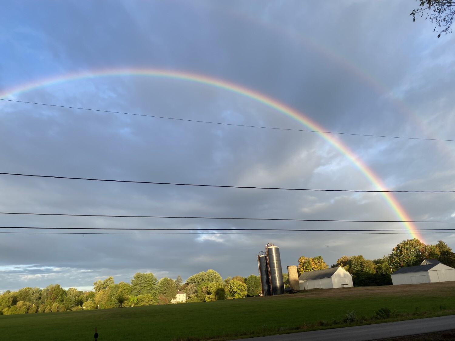 Early morning rainbows