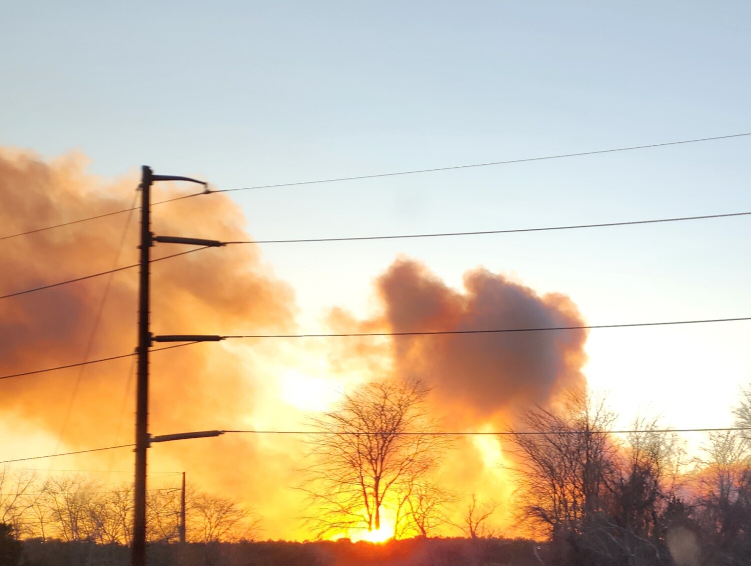 Sun thru the looking clouds