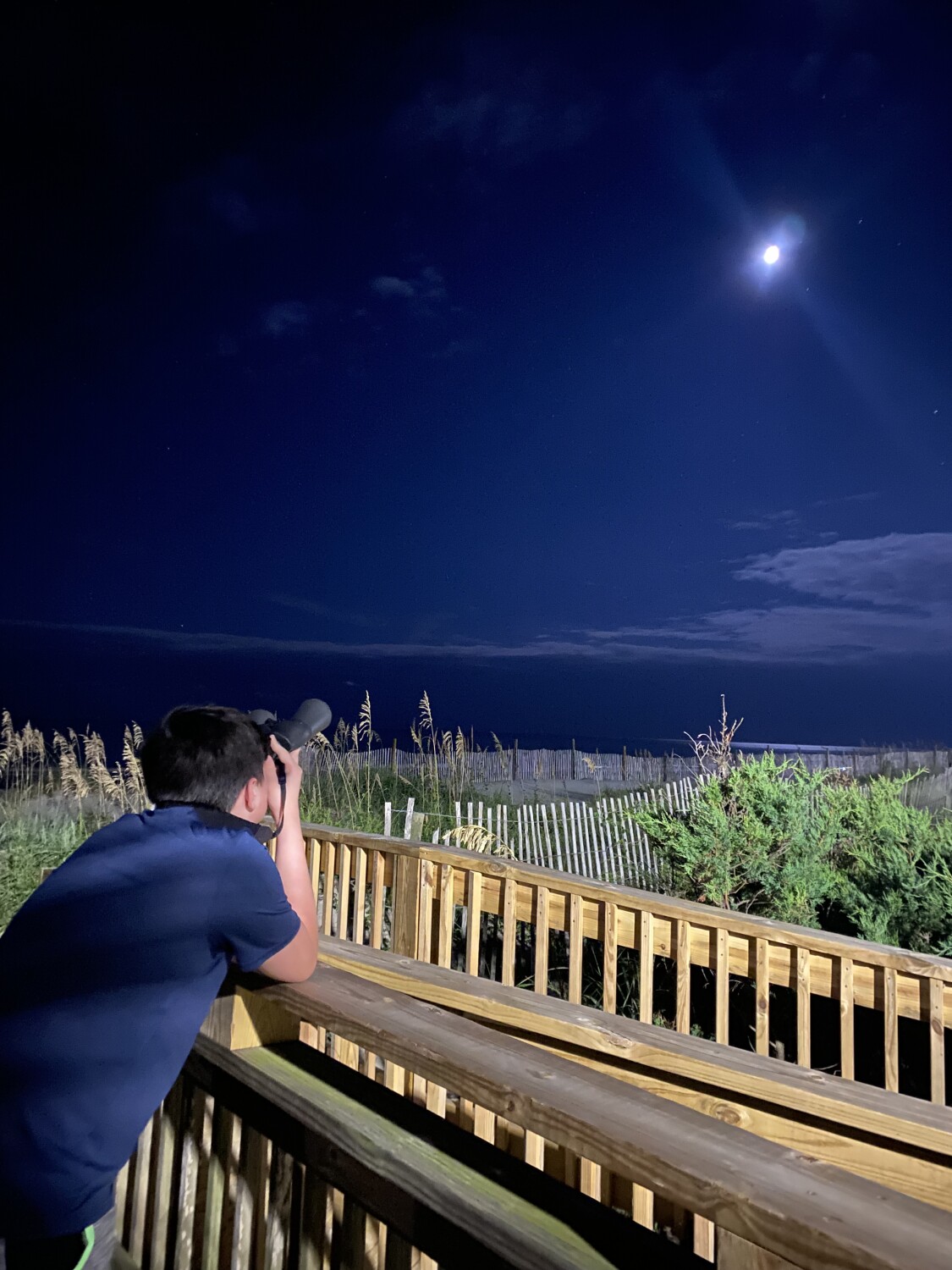 Just taking in that beautiful moon