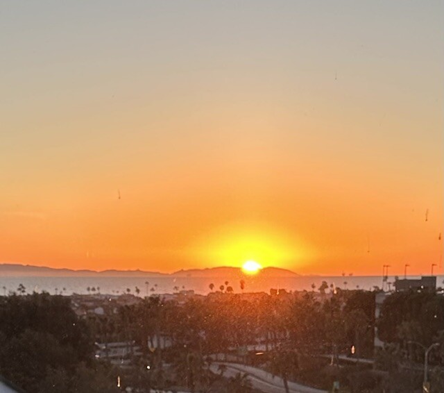 Sunset  taken from Upper Back Bay, Newport Beach