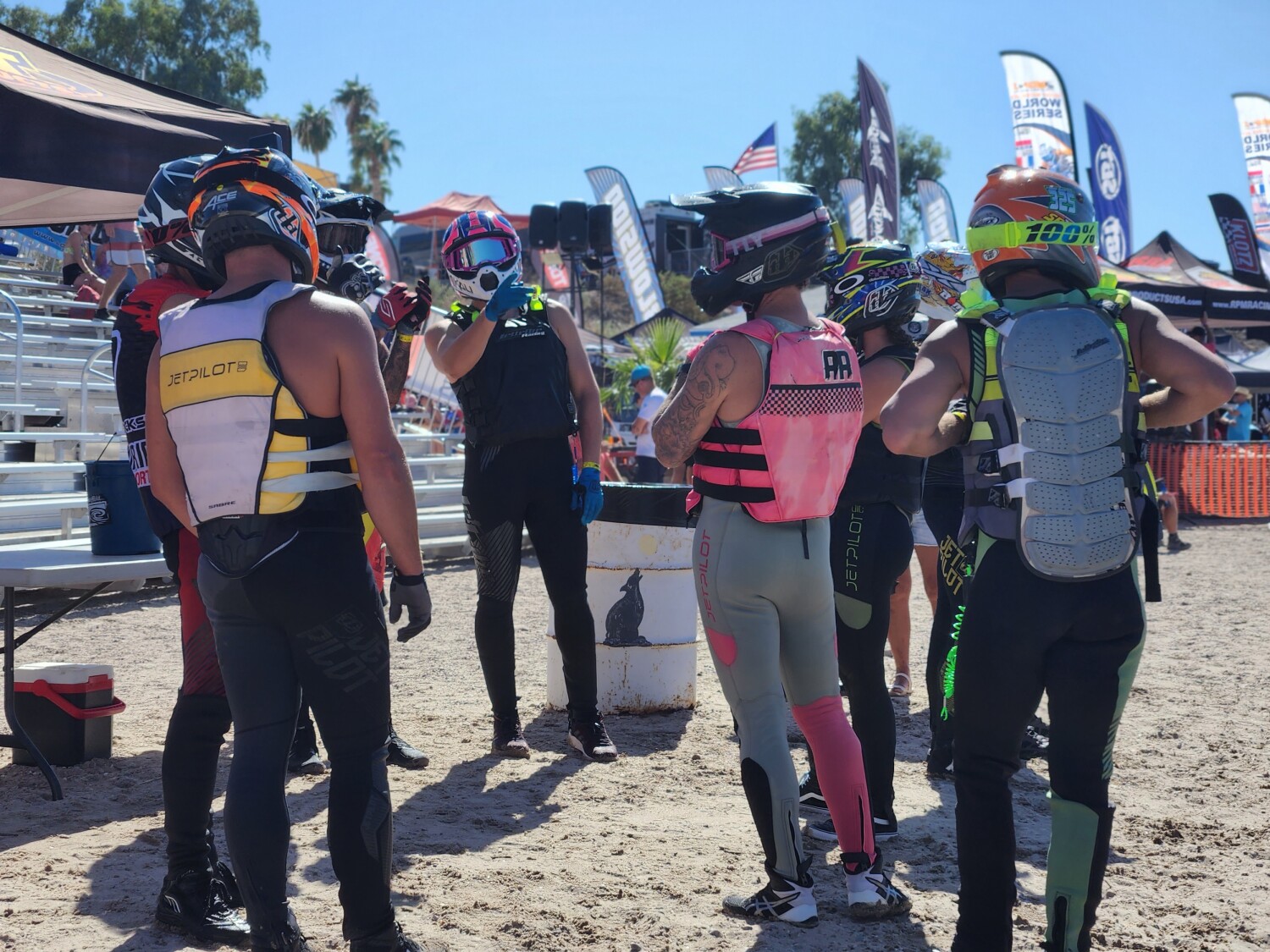 World jet ski riders hang out time