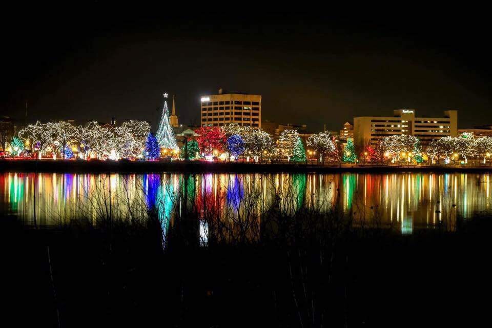 LaCrosse lights across the river