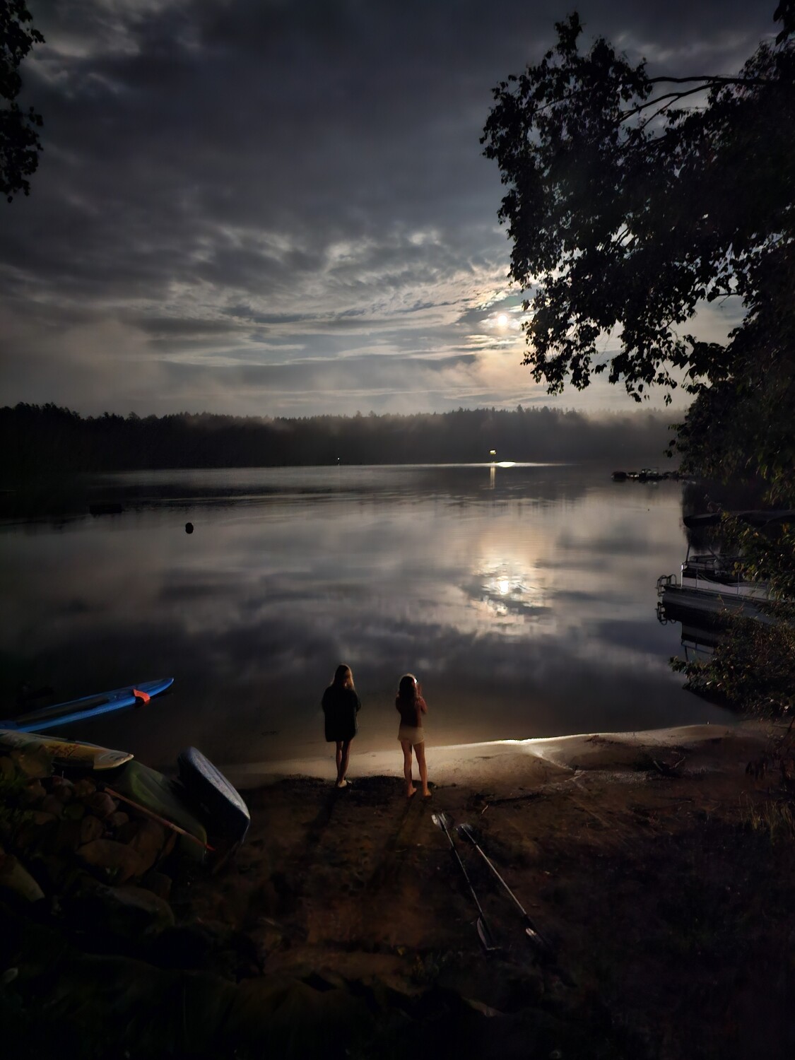 Full Moon on Indian Lake