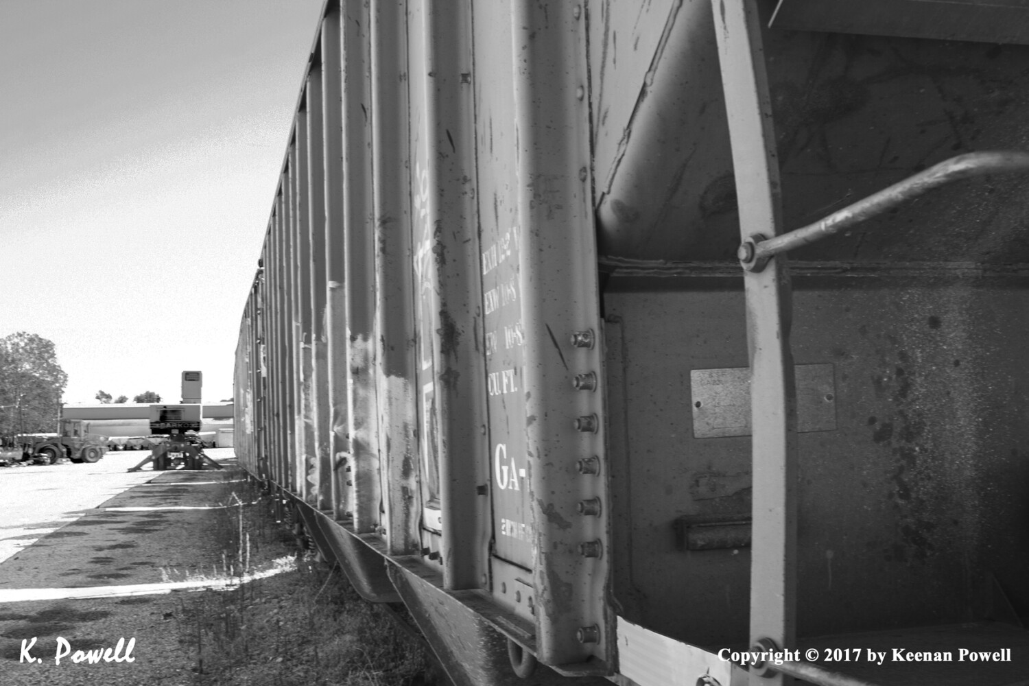A Solitary Freight Train
