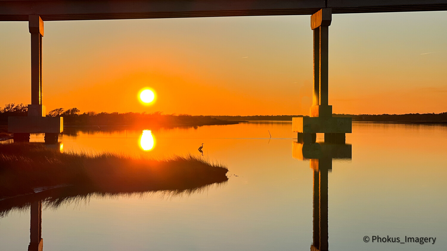 Warm NC sunset in Surf City